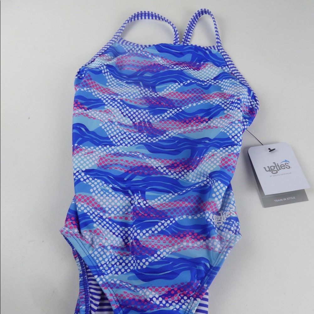 Dolfin Uglies 1 Piece Training Swimsuit NWT UPF50